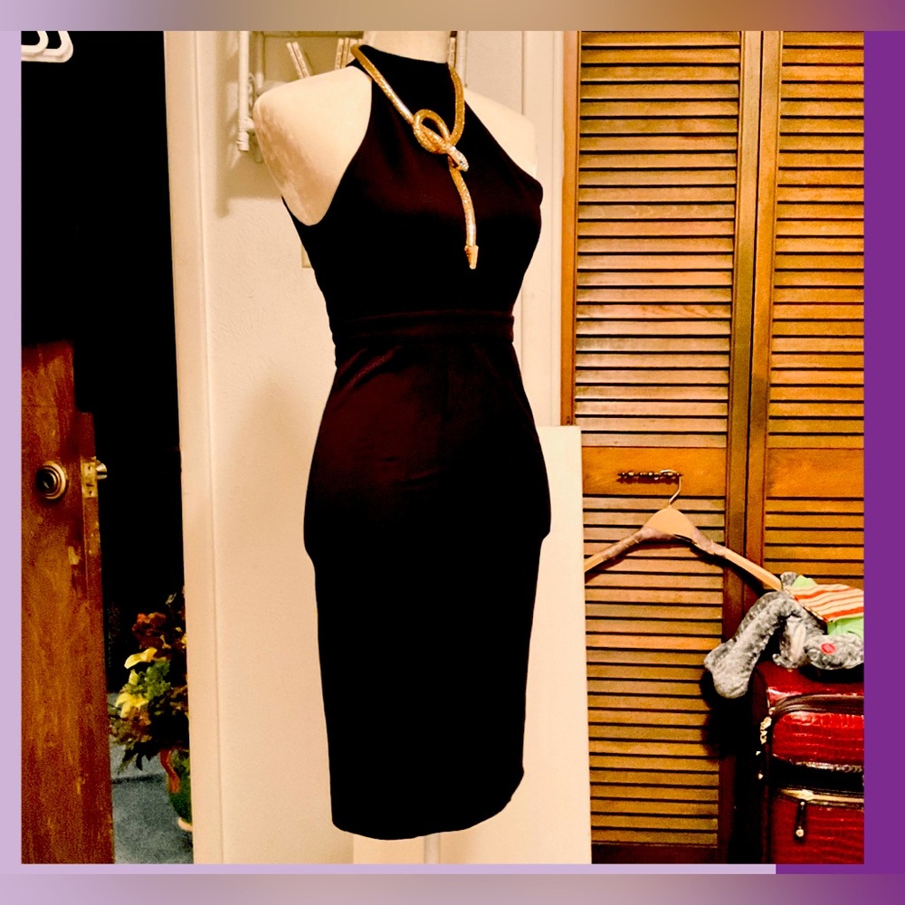 NWT ZAC Zac Posen black dress LBD sz 2/XS sleeveless tailored body on